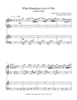 What Wondrous Love is This 4 Hands Piano