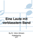 Eine Laute mit verblaßtem Band