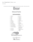 Bear - Conductor Score (Full Score) mini preview