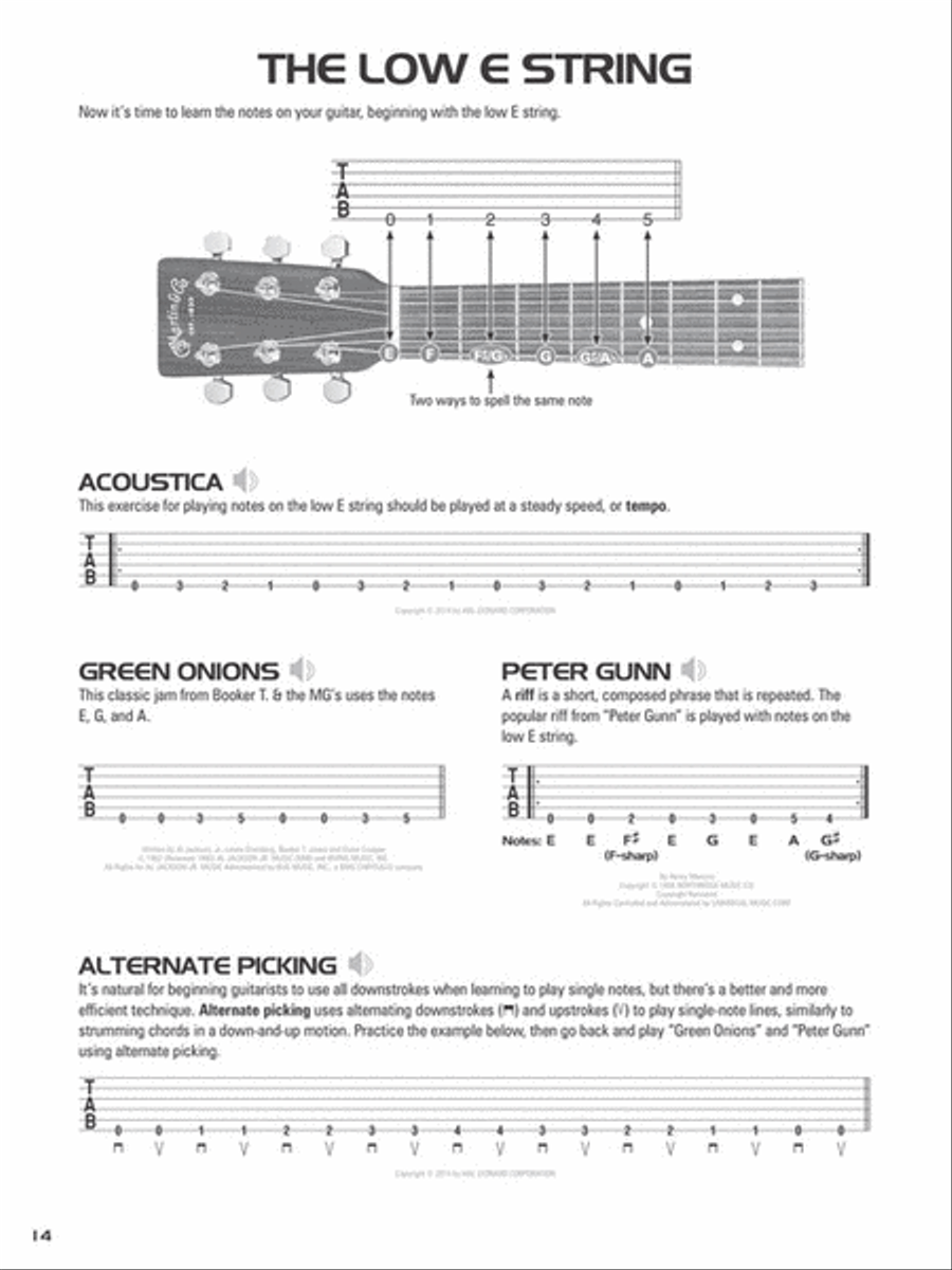 Hal Leonard Acoustic Guitar Tab Method – Combo Edition Acoustic Guitar scores gallery preview page 4