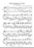 Piano Sonata No.3 mvt 1 op.58