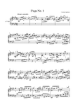 Fugue No.1 - for piano