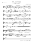 1st Arabesque for trumpet and piano