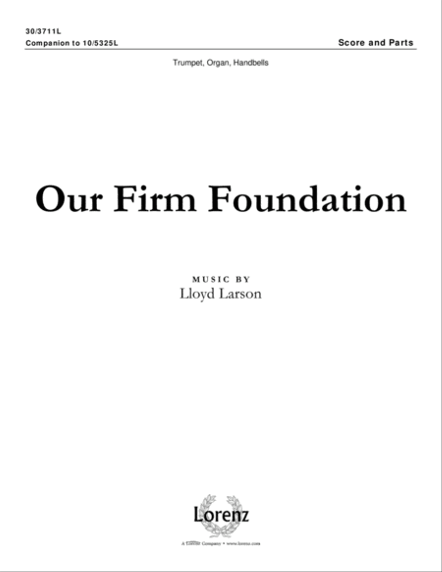 Our Firm Foundation - Instrumental Ensemble Score and Parts Choir scores gallery preview page 2