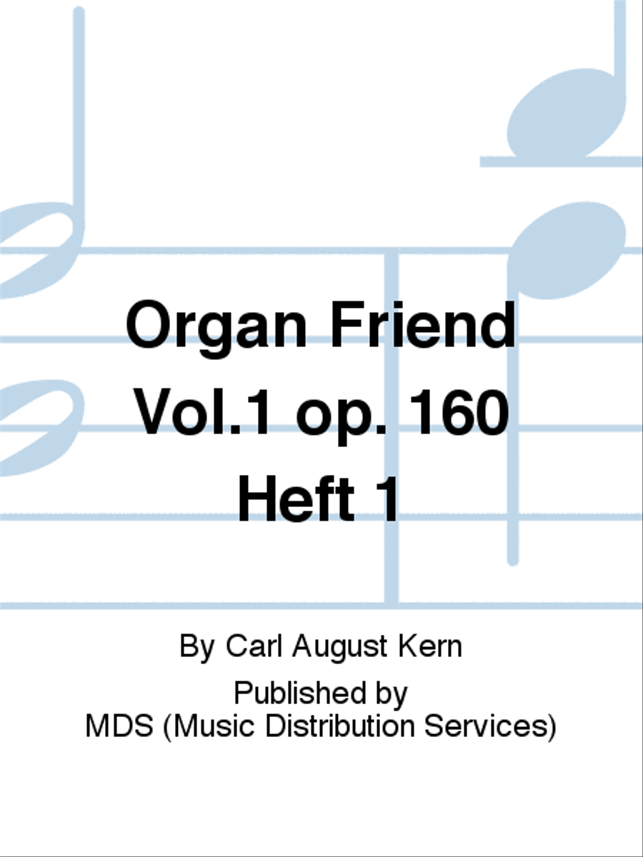 Organ Friend Vol.1 op. 160 Book 1 Organ scores gallery preview page 1