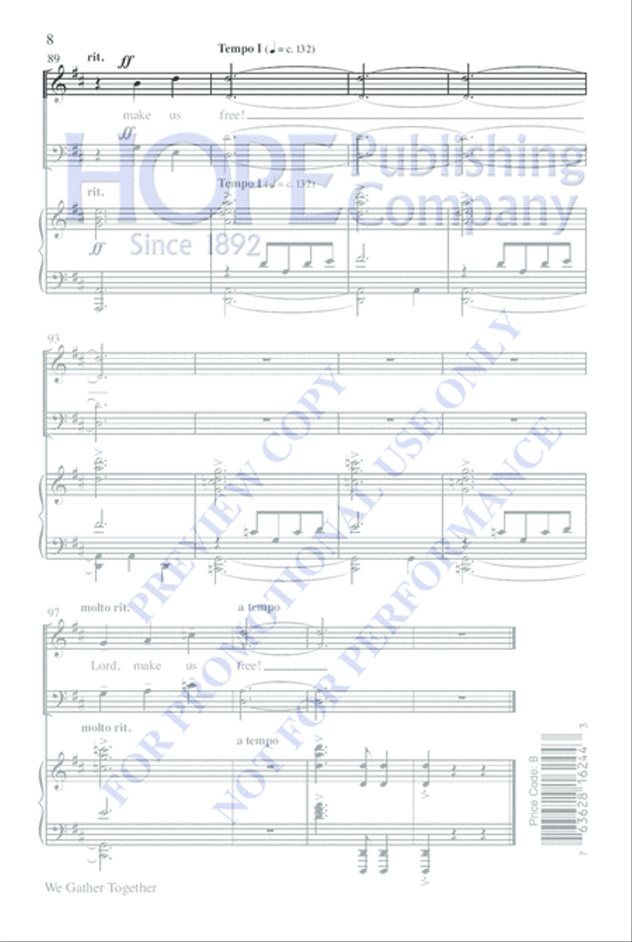 We Gather Together We Gather Together 2-Part scores gallery preview page 9
