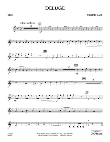 Deluge - Oboe