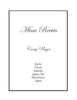 Missa Brevis