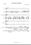 Farewell, Goodbye op. 23