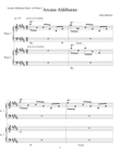 Arcane Aldébaran piano 1 & piano 2