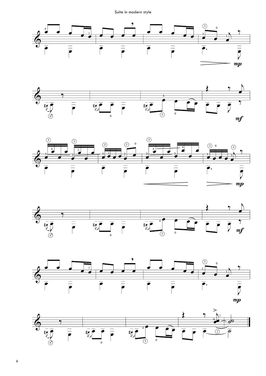 Kids Suites Electric Guitar scores gallery preview page 4