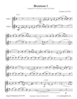 Josquin: Bicinium 1 for Violin Duo