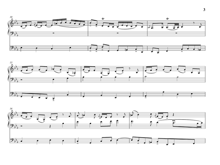 Wachet auf, ruft uns die Stimme - BWV 645 (for Organ) Organ Solo scores gallery preview page 4