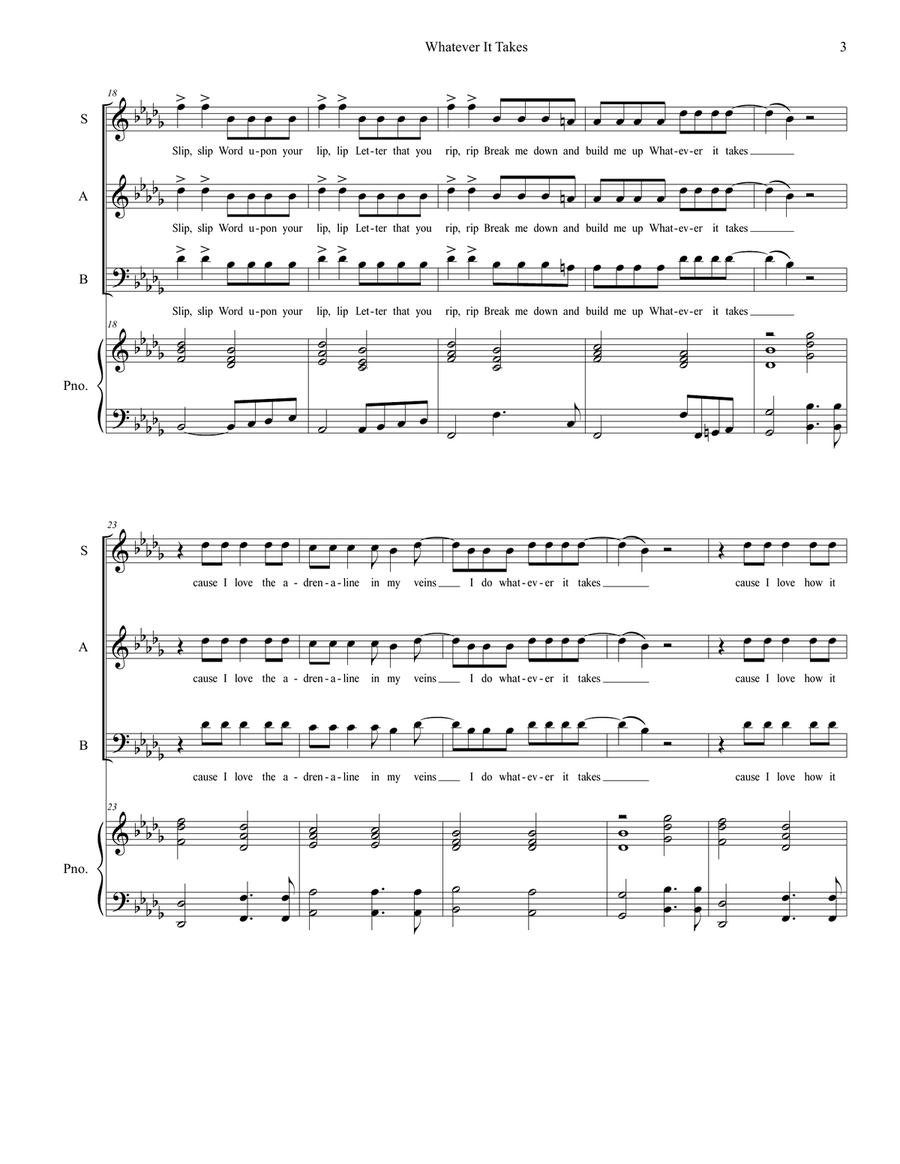 Whatever It Takes 3-Part scores gallery preview page 4