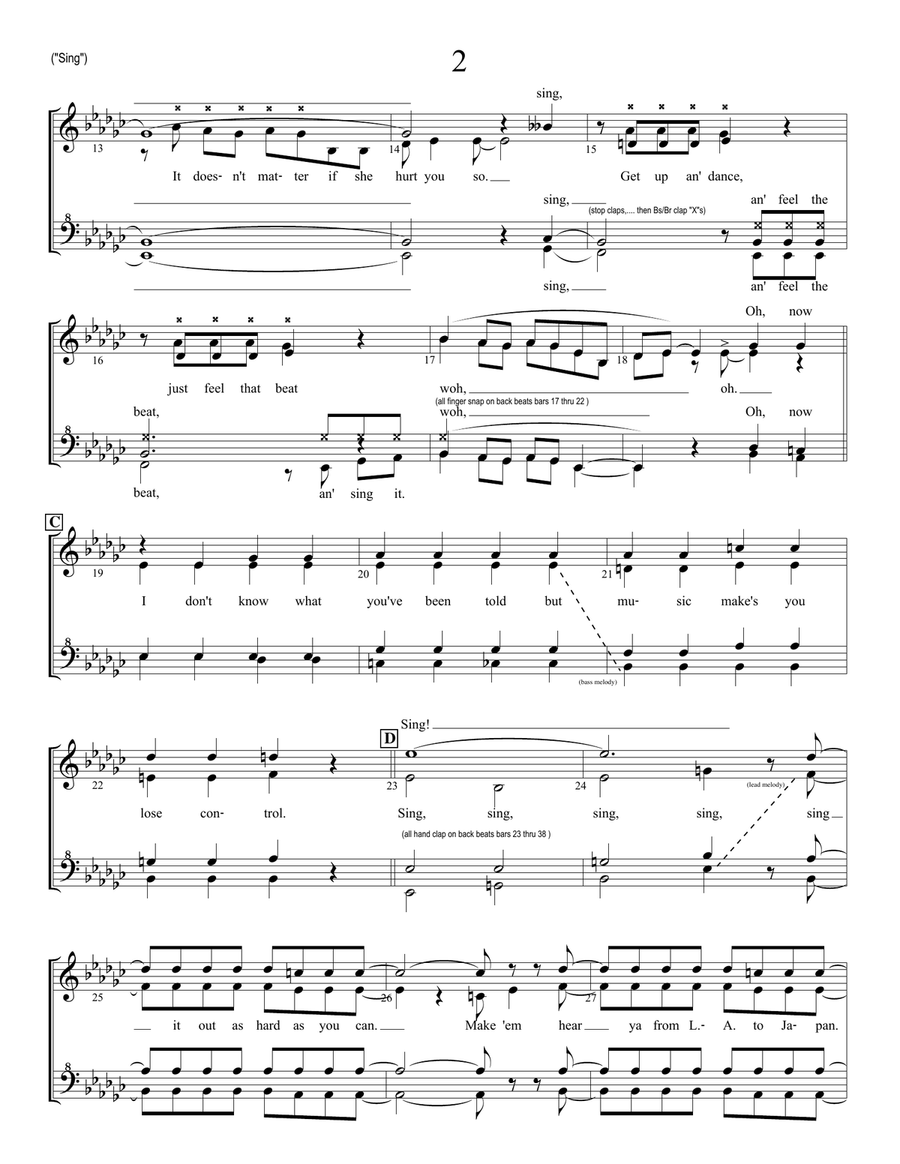 Sing SSAA scores gallery preview page 2