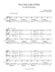 This Little Light of Mine - SATB and piano