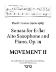 Saxophone Sonata