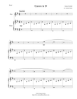 Pachelbel's Canon in D - for flute and piano