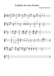 Lullaby for true friends
