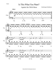 Is This What You Want? Originally, composed it for an against the child abuse. I hope my music will