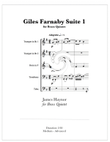 Giles Farnaby Suite 1 for Brass Quintet