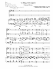 To Thee, O Country! A National Hymn