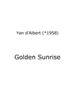 GOLDEN SUNRISE