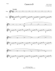 Pachelbel's Canon in D - for flute and guitar