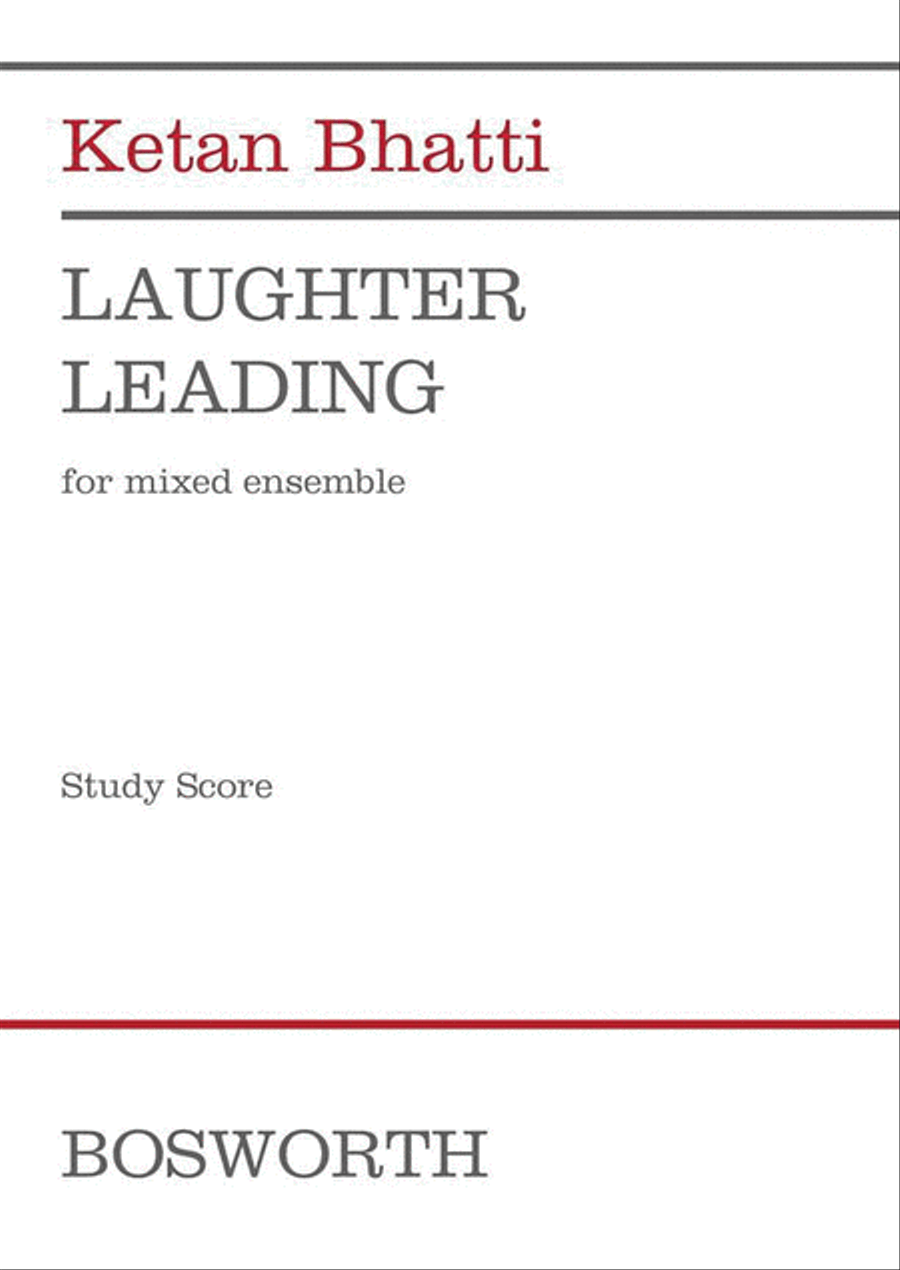 Laughter Leading (Study Score) Bass Clarinet scores gallery preview page 1