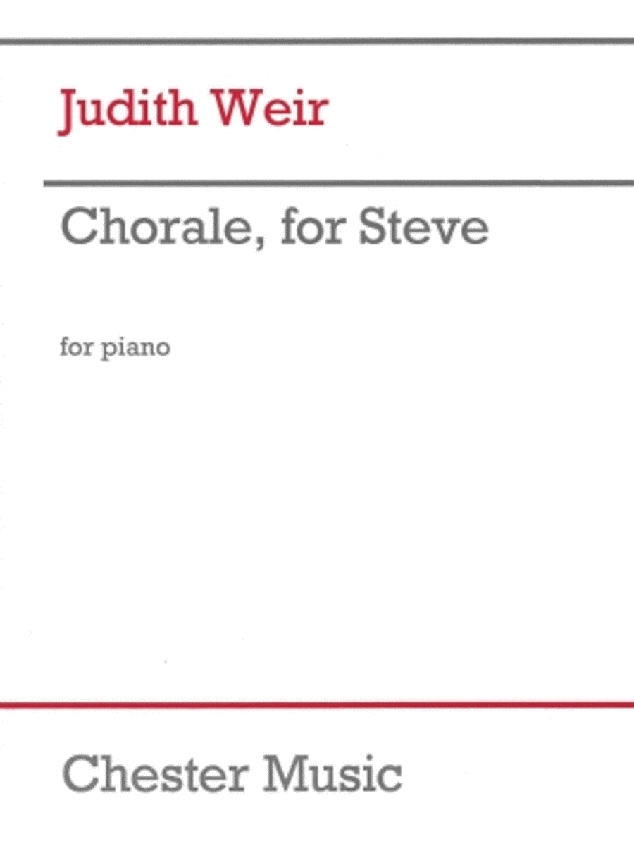 Chorale, for Steve Chorale, for Steve Piano Solo scores gallery preview page 1