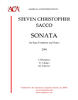 [Sacco] Sonata for Bass Trombone and Piano