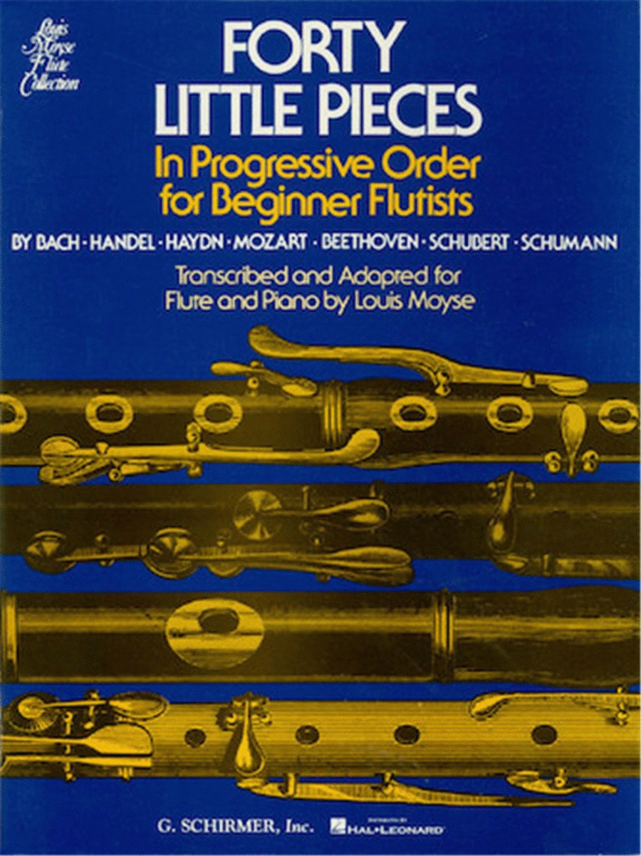 Forty Little Pieces In Progressive Order Flute scores gallery preview page 1