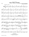 More Than a Feeling (arr. Kirby Shaw) - Bass