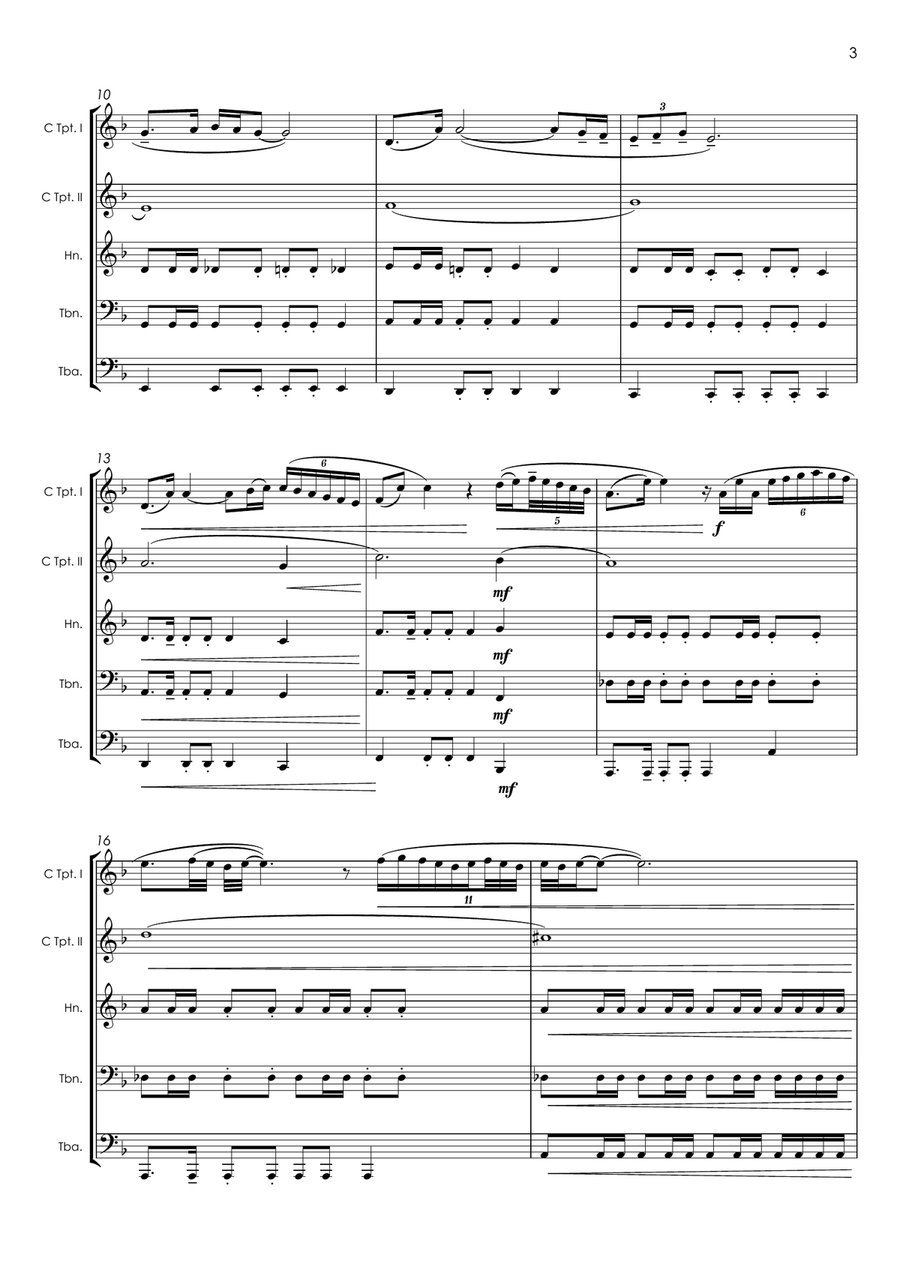A Fistful Of Dollars Brass Ensemble scores gallery preview page 4