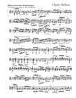 Debussy Minuet from Suite Bergamasque for classical guitar