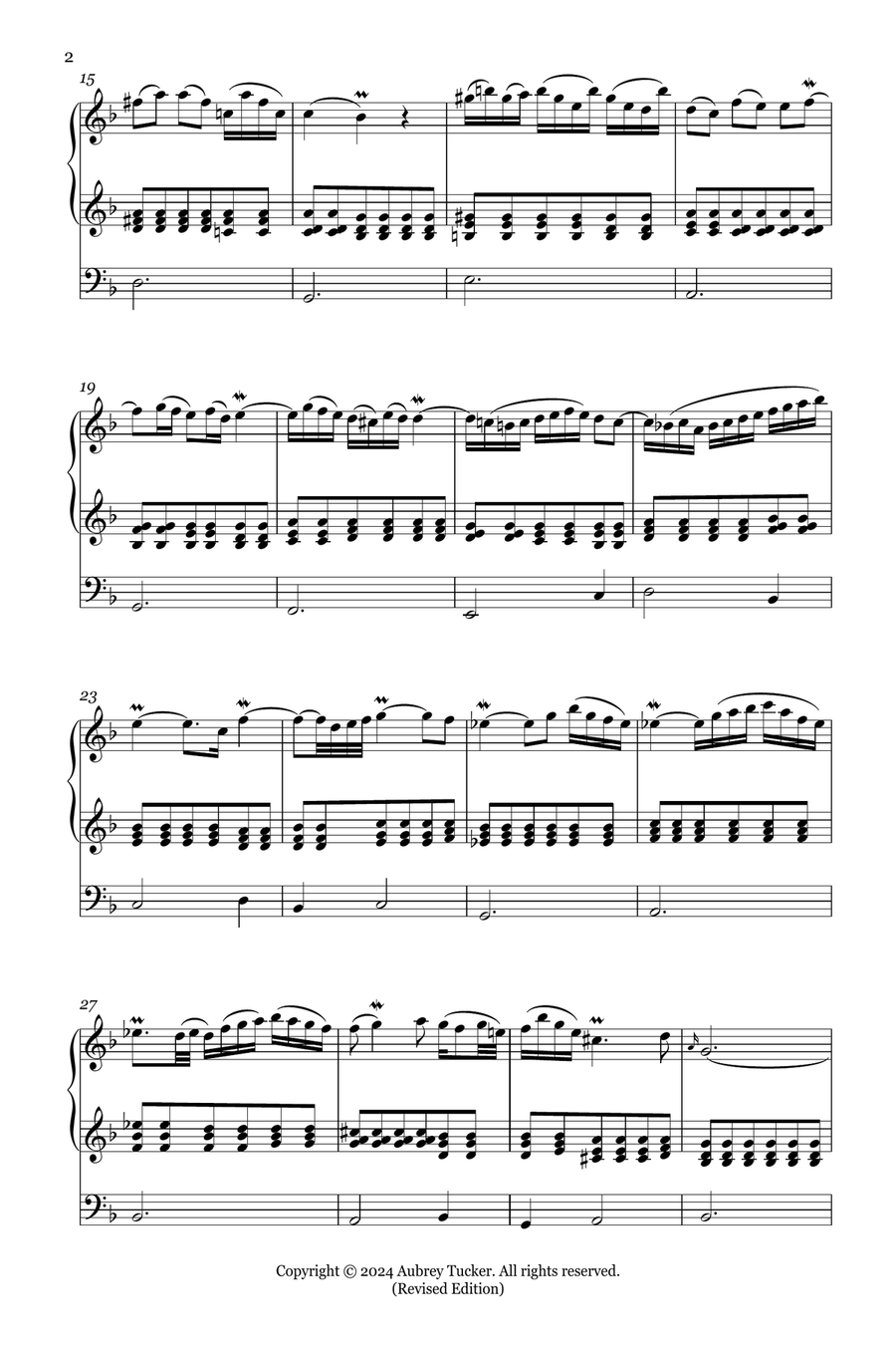 Organ: Adagio (Oboe Concerto in D Minor, S. Z799) - Alessandro Marcello Organ Solo scores gallery preview page 3