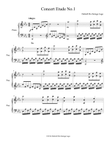 concert etude No.1