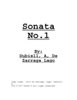 sonata no.1