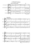 A Welsh Fantasy - Brass Quartet