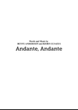 Andante, Andante