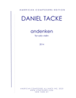 [Tacke] andenken