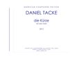 [Tacke] die Kürze