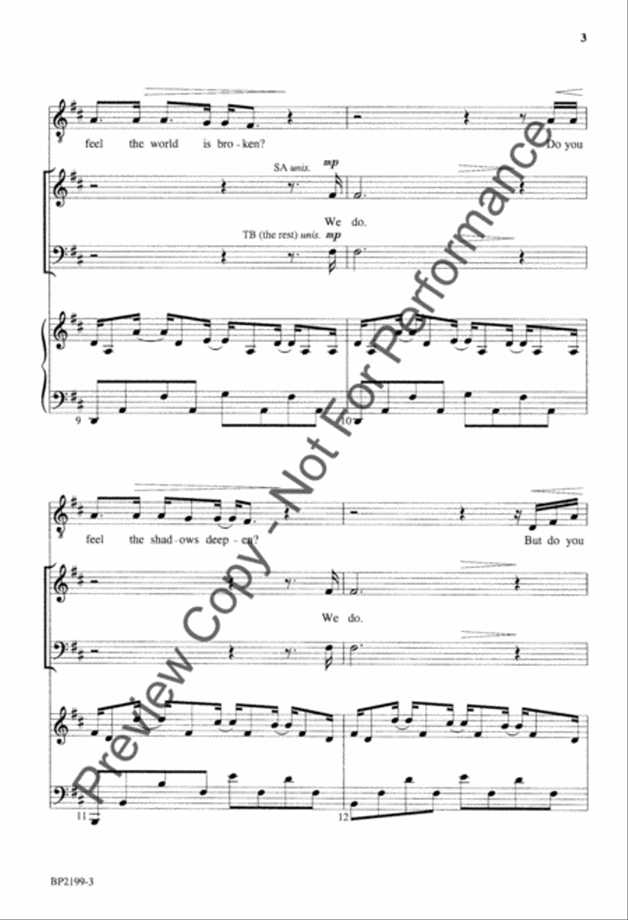 Is He Worthy? (octavo) [SATB choir] 4-Part scores gallery preview page 4