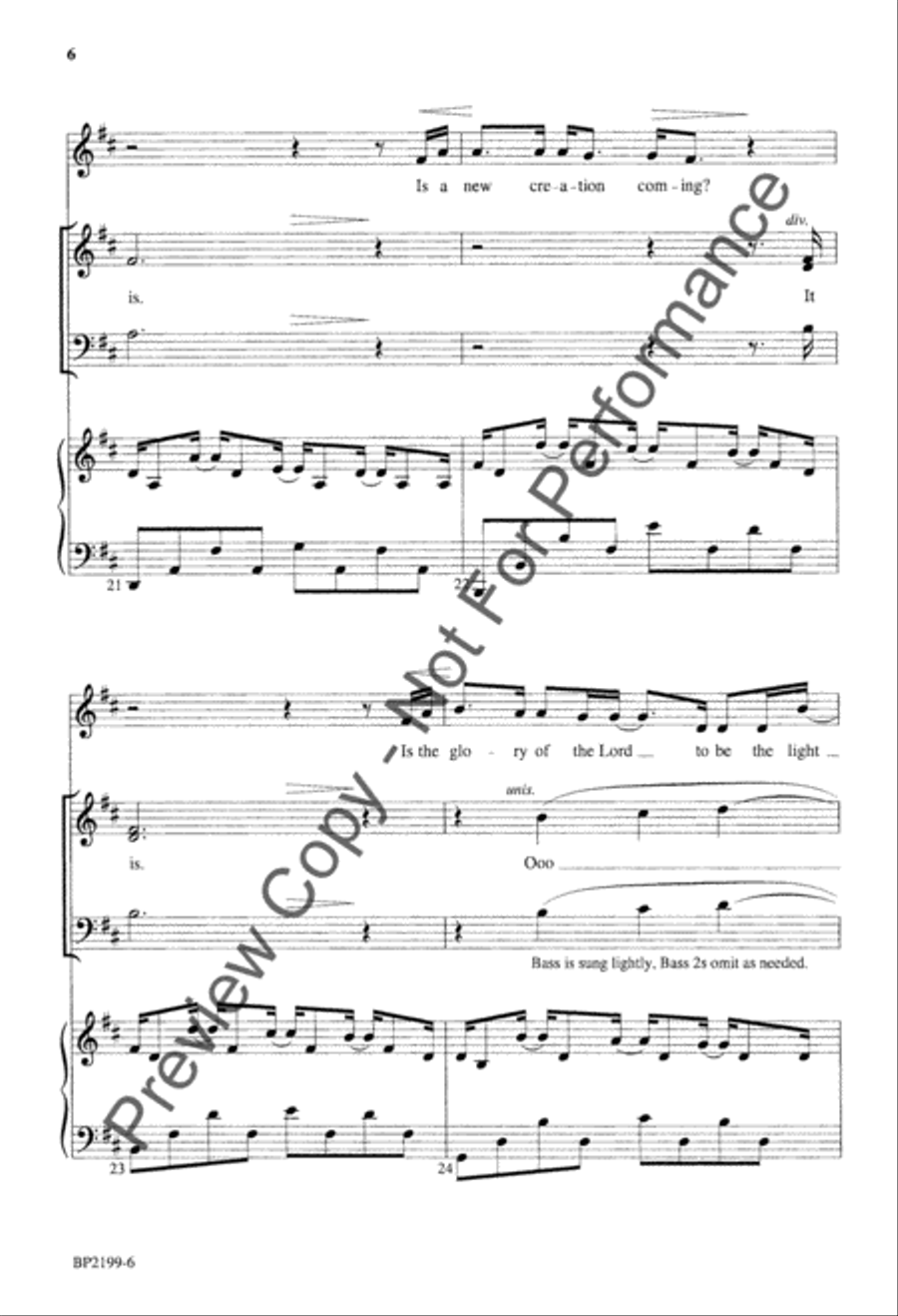 Is He Worthy? (octavo) [SATB choir] 4-Part scores gallery preview page 7