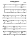 My Soul Finds Rest - for choir