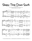 When It's Sleepy Time Down South