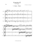 Concerto #2 for Four Trumpets (1st movement)