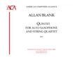 [Blank] Quintet for Alto Saxophone and String Quartet