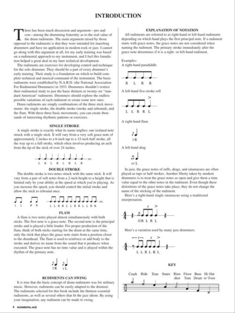 Rudimental Jazz Rudimental Jazz Drums scores gallery preview page 5