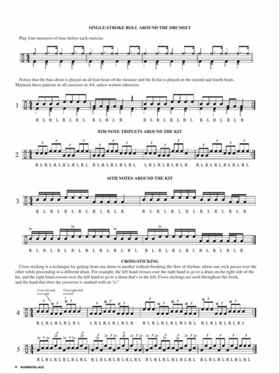 Rudimental Jazz Rudimental Jazz Drums scores gallery preview page 7